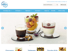 Tablet Screenshot of food-service.duralexusa.com